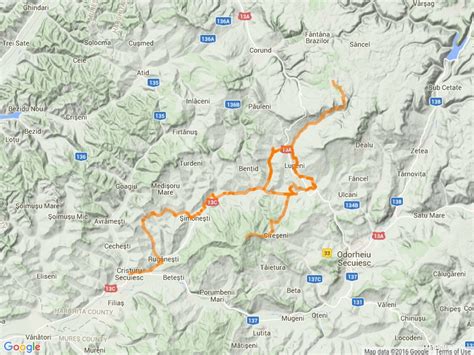 harta sovata si imprejurimi|Trasee turistice în Sovata şi împrejurimi